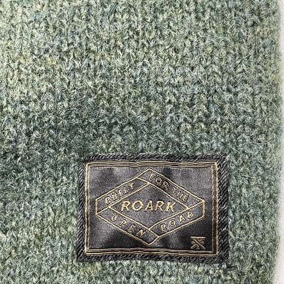 NEW ROARK Men’s Nordsman Wool Sweater Size M Green - Picture 6 of 7